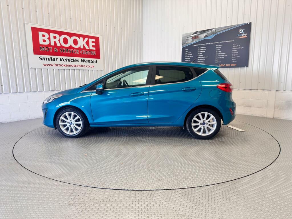 Ford Fiesta 1.0T Ecoboost Titanium Euro 6 Ss EA67CVK Blue #4