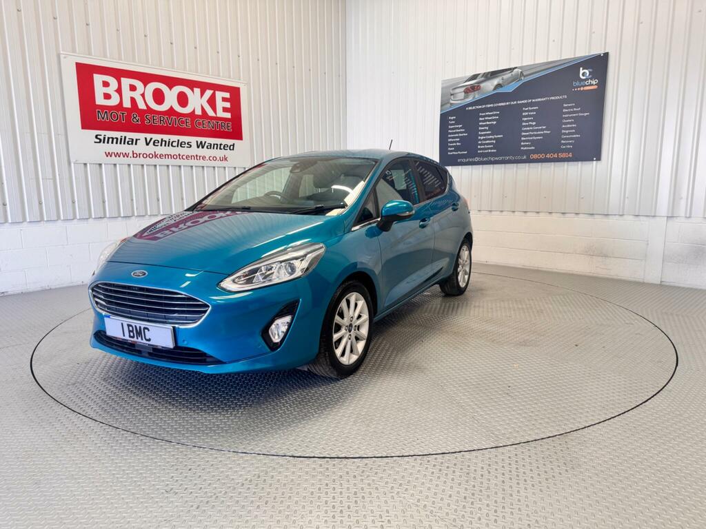Ford Fiesta 1.0T Ecoboost Titanium Euro 6 Ss EA67CVK Blue #3