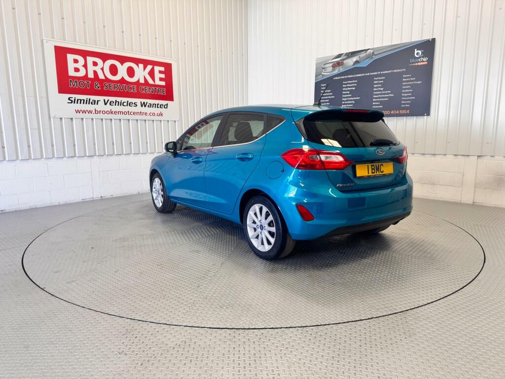 Ford Fiesta 1.0T Ecoboost Titanium Euro 6 Ss EA67CVK Blue #5