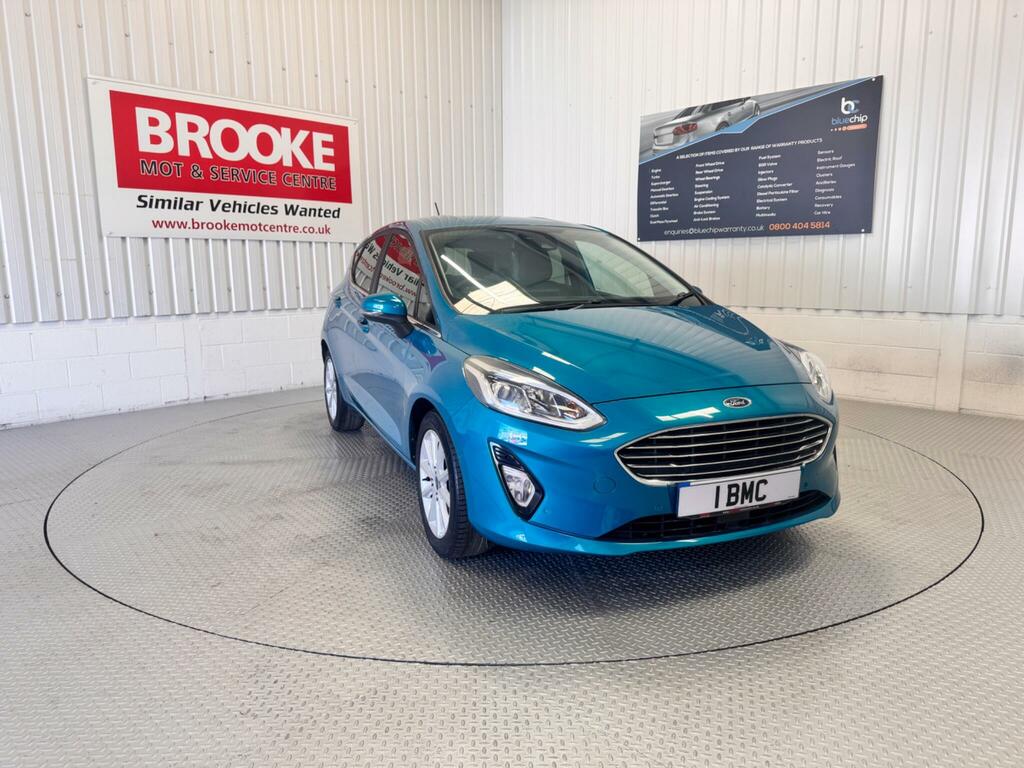Ford Fiesta 1.0T Ecoboost Titanium Euro 6 Ss Blue
