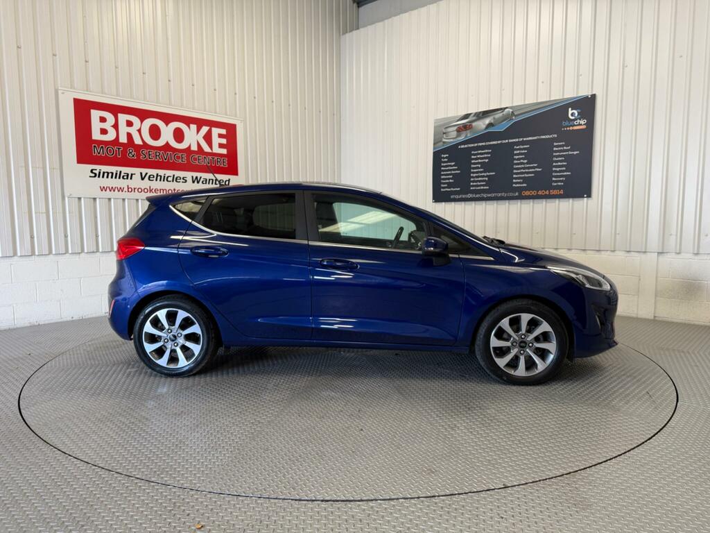 Ford Fiesta 1.0T Ecoboost Titanium Euro 6 Ss DV67KKE Blue #4