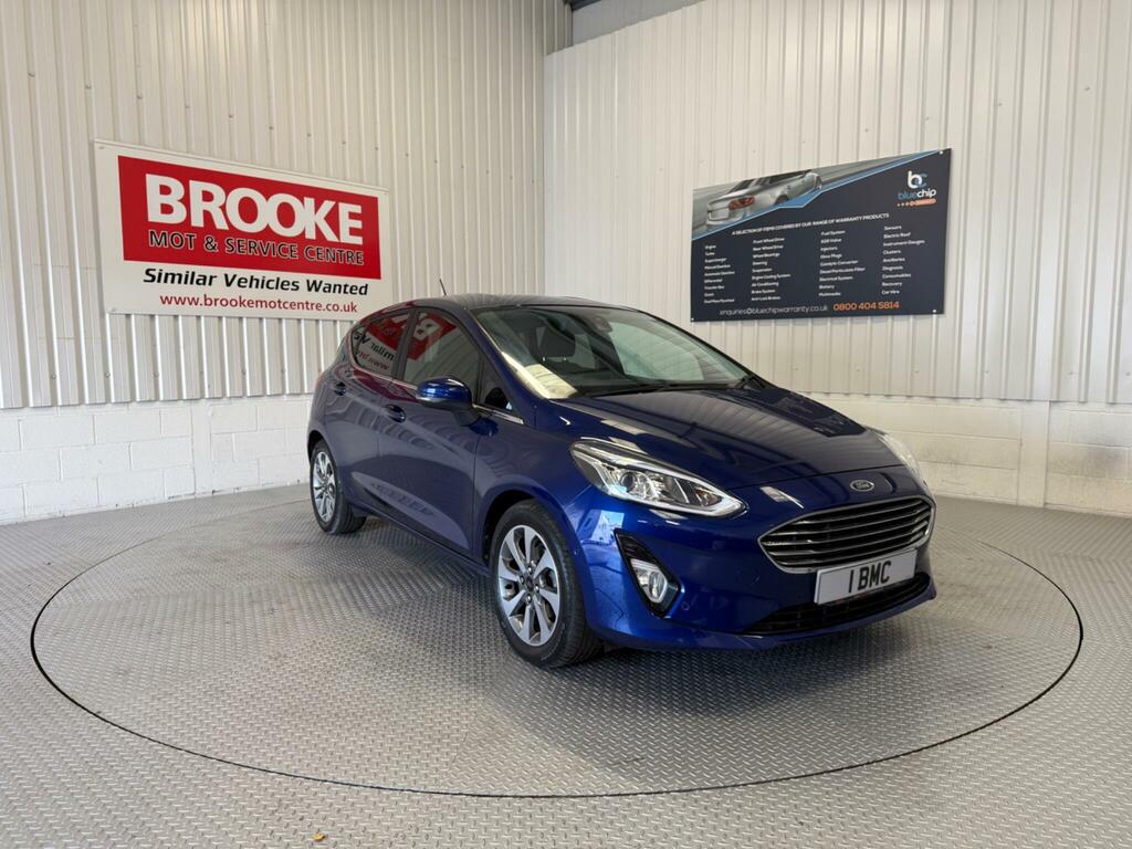 Ford Fiesta 1.0T Ecoboost Titanium Euro 6 Ss Blue
