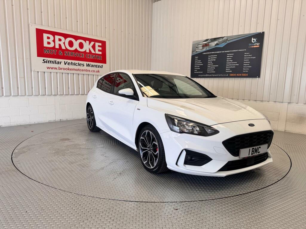 Ford Focus 1.5 Ecoblue St-line X Euro 6 Ss White