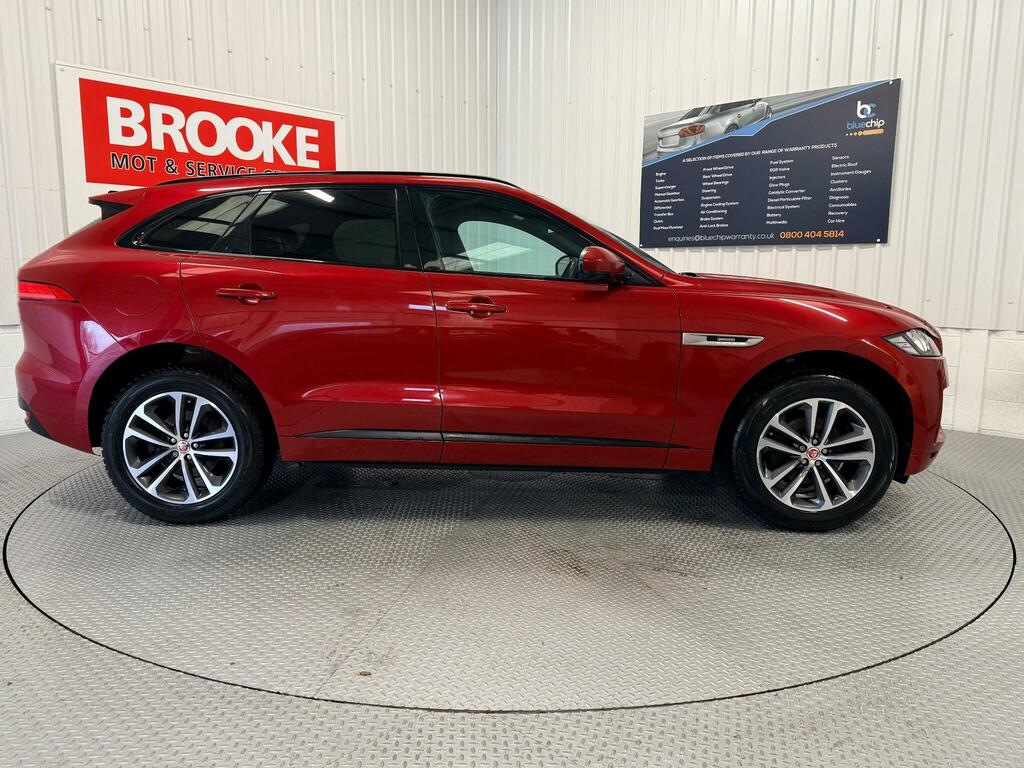 Jaguar F-Pace 2.0 D180 R-sport Awd Euro 6 Ss Red #4
