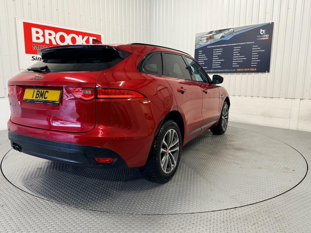 Jaguar F-Pace 2.0 D180 R-sport Awd Euro 6 Ss Red #5