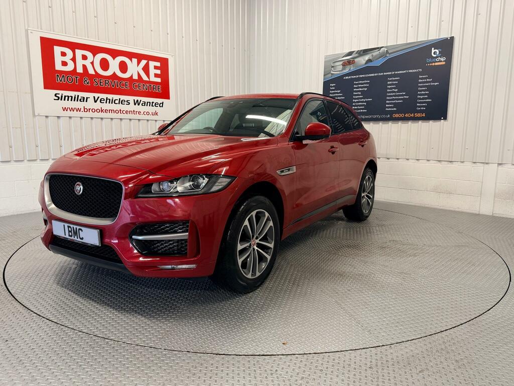 Jaguar F-Pace 2.0 D180 R-sport Awd Euro 6 Ss Red #3