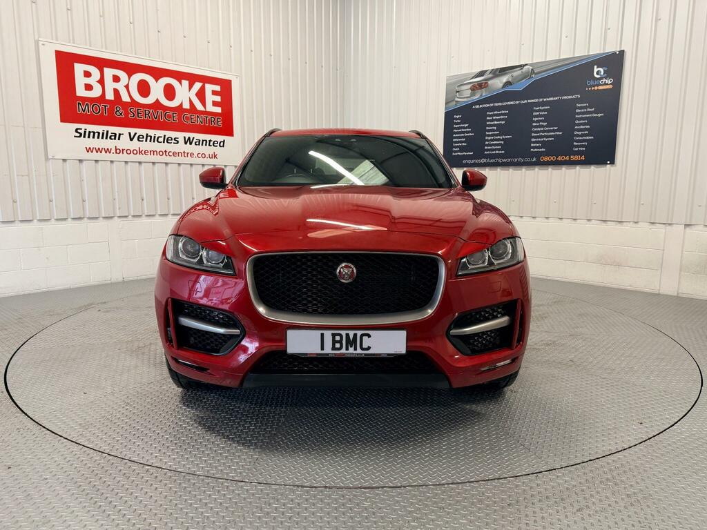 Jaguar F-Pace 2.0 D180 R-sport Awd Euro 6 Ss Red #2