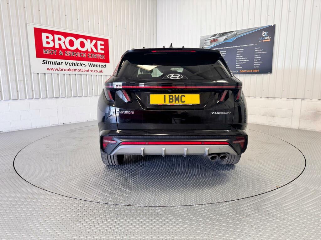Hyundai Tucson 1.6 T-gdi N Line Euro 6 Ss Black #4