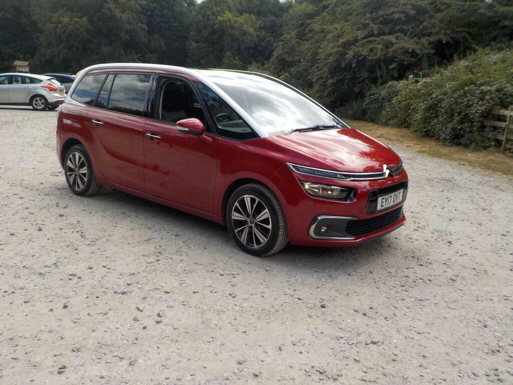 Citroen Grand C4 Picasso 1.6 Bluehdi Flair Eat6 Euro 6 S S EY17OVT Red #3
