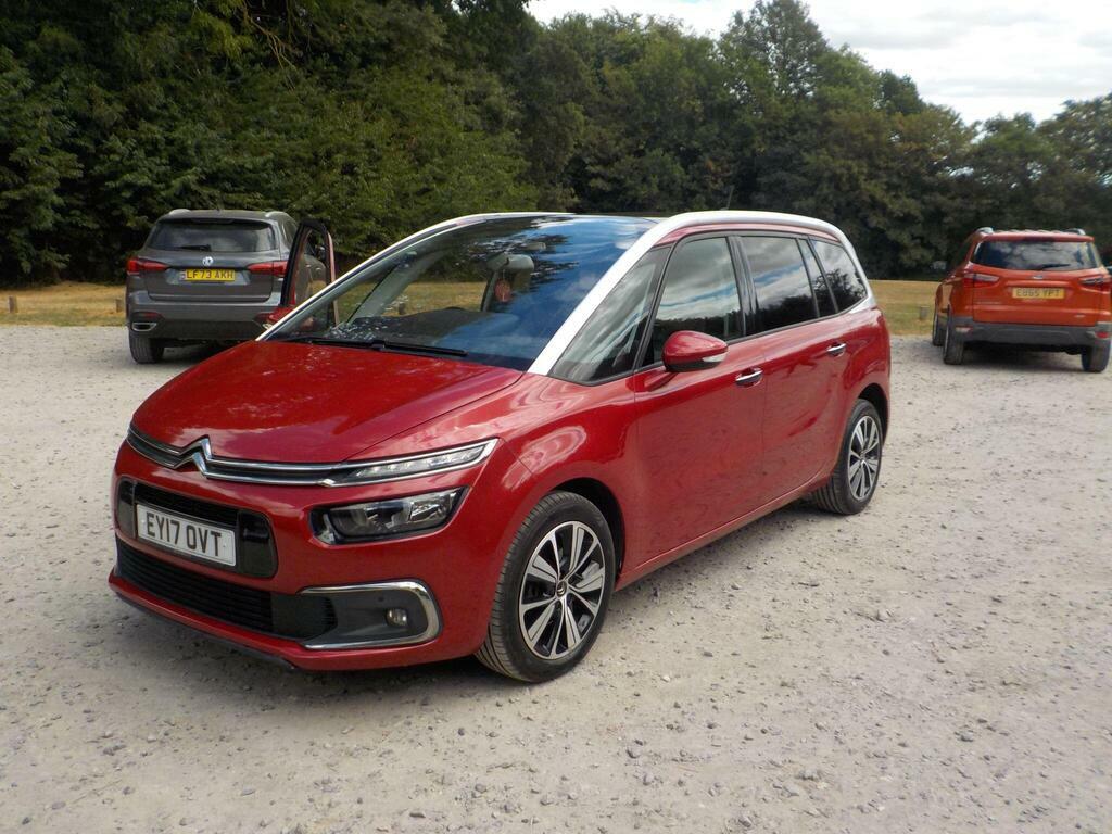 Citroen Grand C4 Picasso 1.6 Bluehdi Flair Eat6 Euro 6 S S EY17OVT Red #4