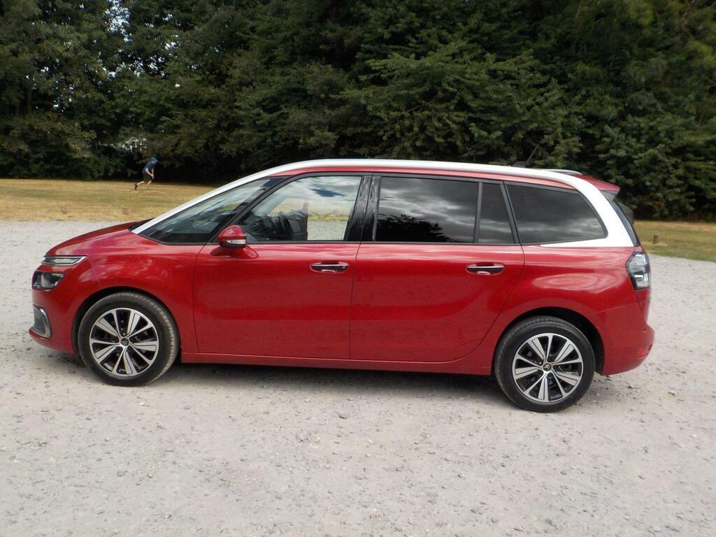 Citroen Grand C4 Picasso 1.6 Bluehdi Flair Eat6 Euro 6 S S EY17OVT Red #6