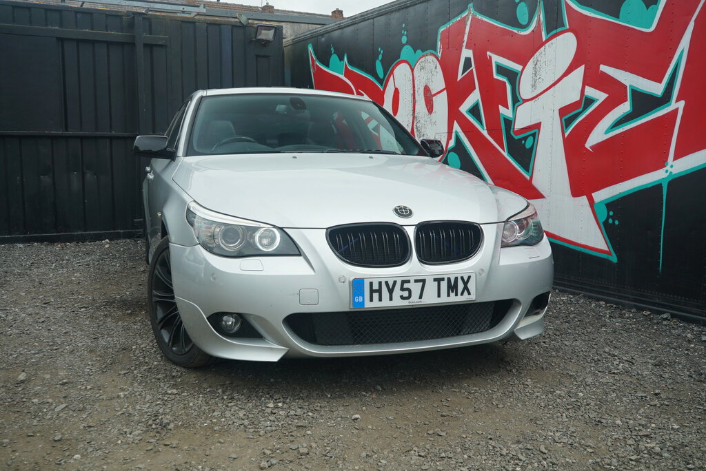 BMW 5 Series 3.0 530D M Sport Saloon Steptronic Euro Silver #3