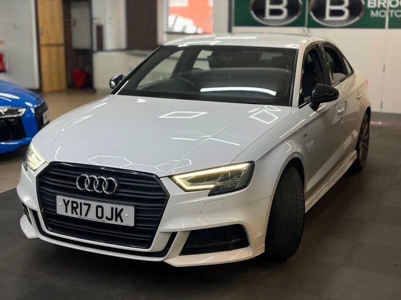 Audi A3 1.4 Tfsi S Line Black Edition 3X Services Sat N YR17OJK White #4