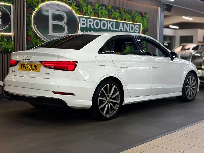 Audi A3 1.4 Tfsi S Line Black Edition 3X Services Sat N YR17OJK White #6