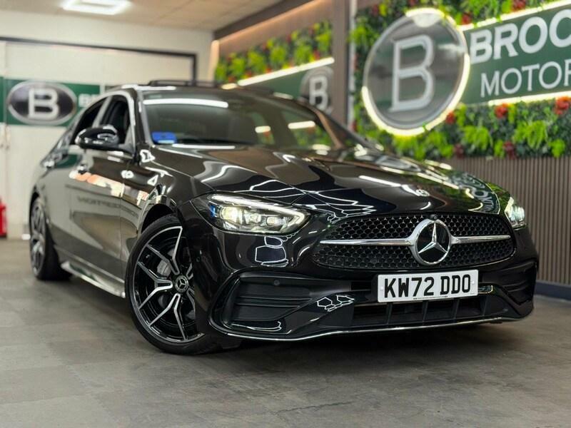 Mercedes-Benz C Class C300 Amg Line Premium Plus 9G-tronic Black