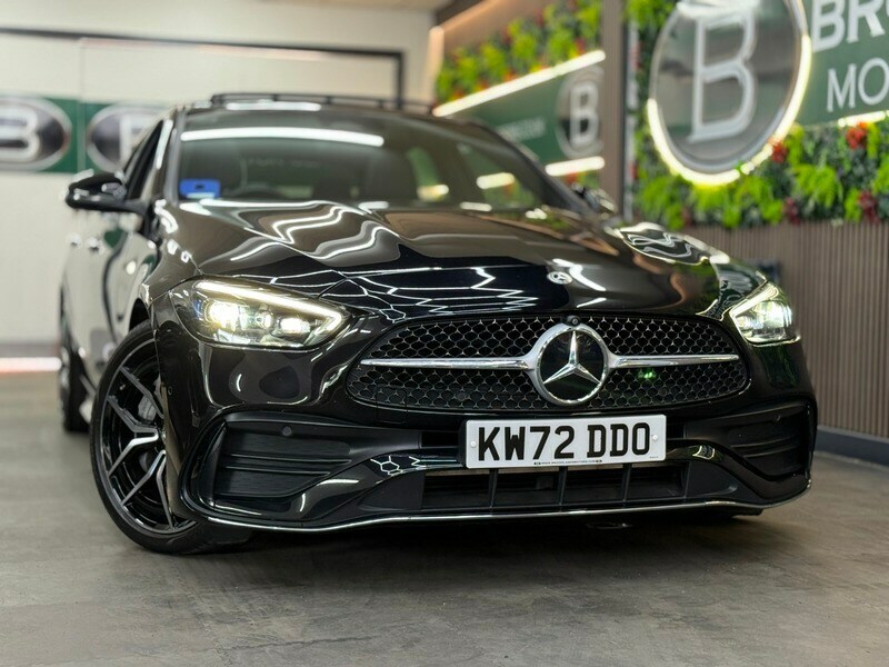 Mercedes-Benz C Class C300 Amg Line Premium Plus 9G-tronic Black #2