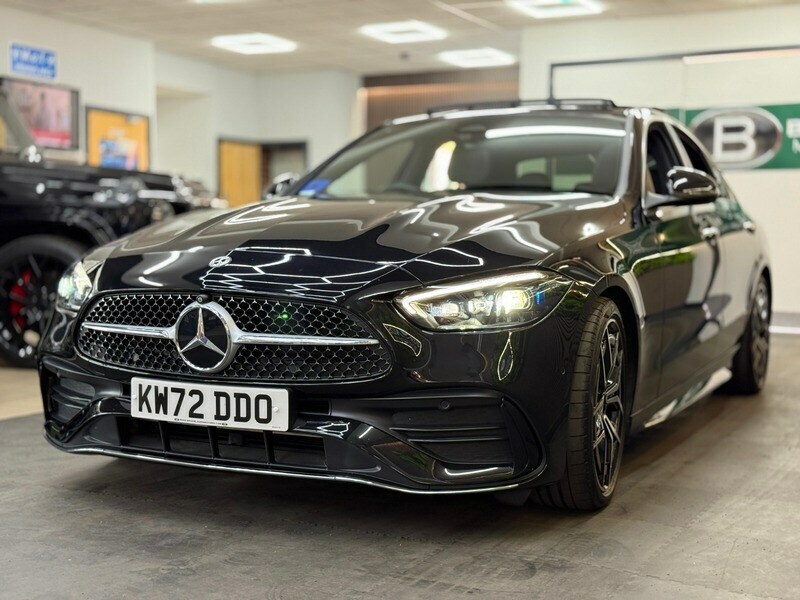 Mercedes-Benz C Class C300 Amg Line Premium Plus 9G-tronic Black #4