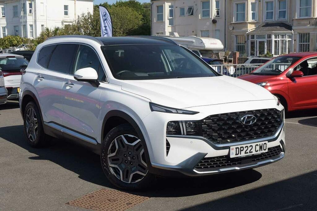 Hyundai Santa Fe Suv White