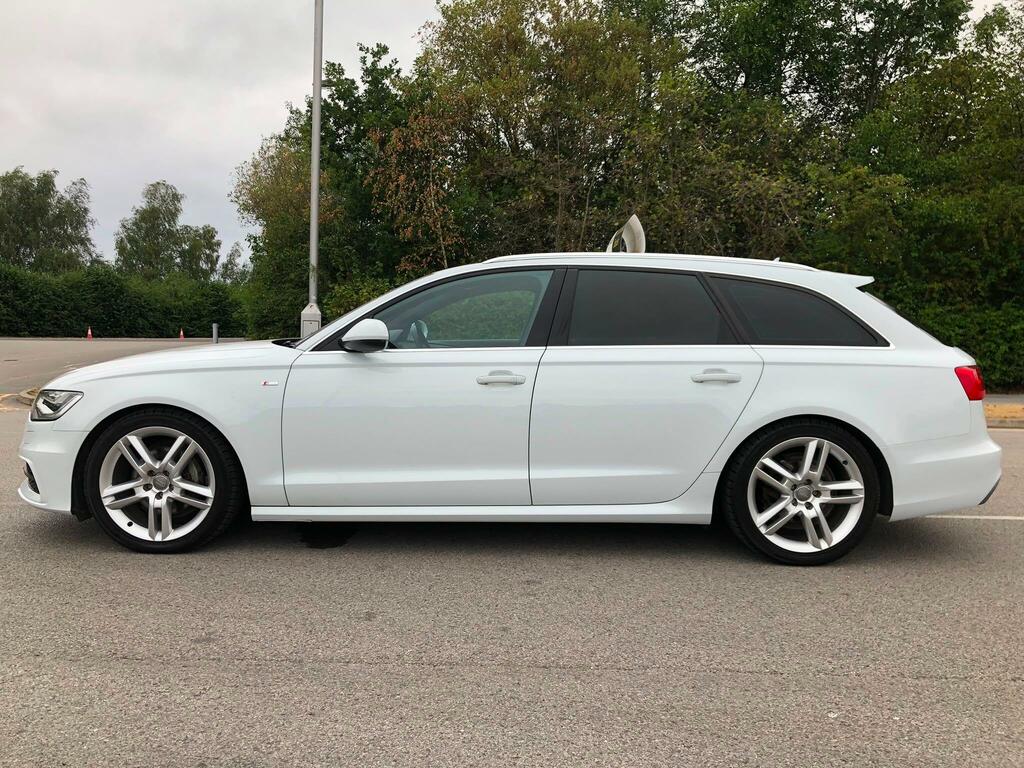 Audi A6 Avant 2.0 Tdi S Line Euro 5 Ss White #4