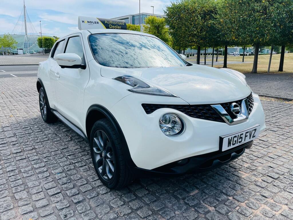 Nissan Juke 1.6 Tekna Xtron Euro 6 White #4