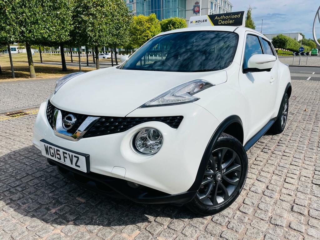 Nissan Juke 1.6 Tekna Xtron Euro 6 White #3