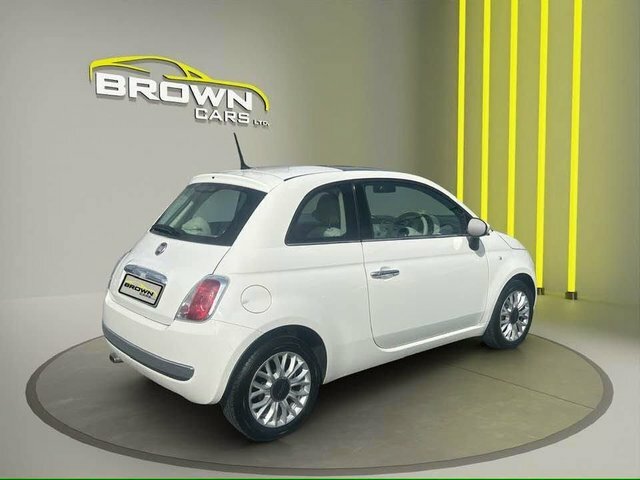 Fiat 500 1.2 Lounge Hatchback White #5