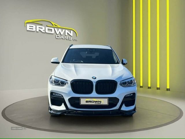 BMW X3 2.0 20D M Sport White #2