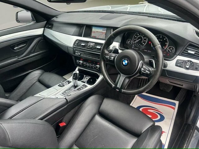 BMW 5 Series 3.0 530D M Sport Touring Euro 6 Ss Black #10