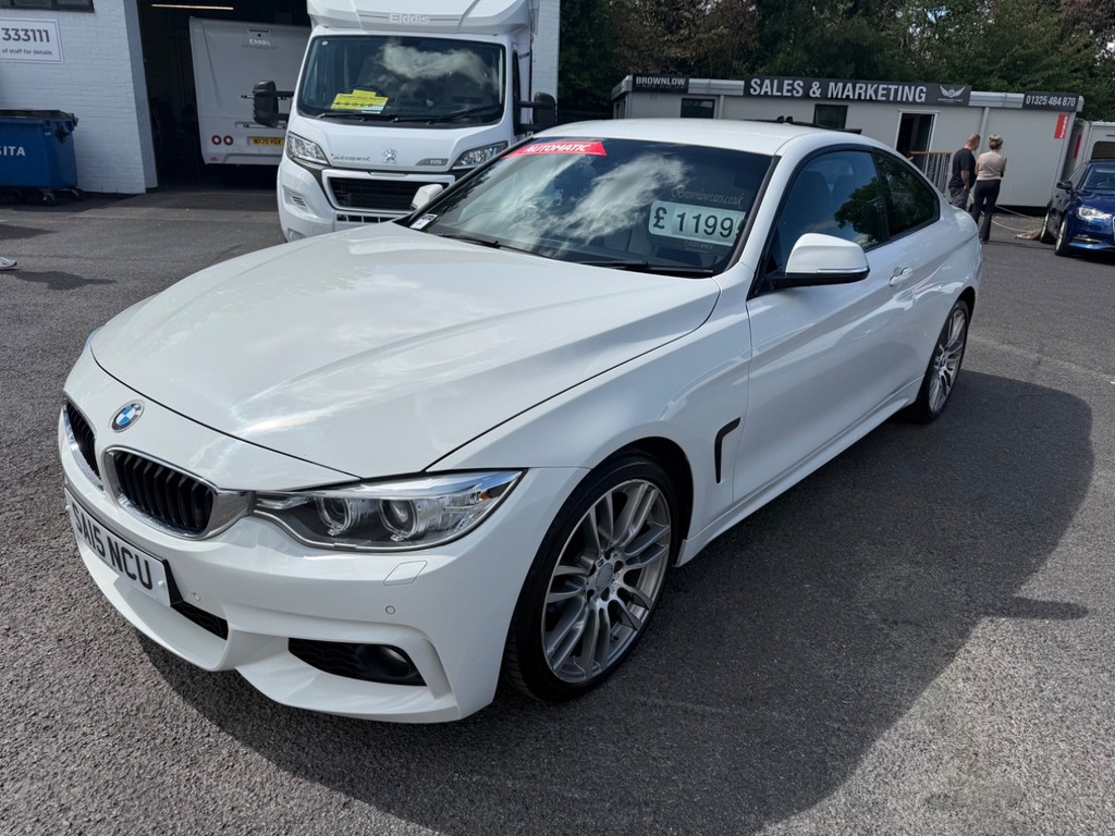 BMW 4 Series 420I M Sport Professional Media White