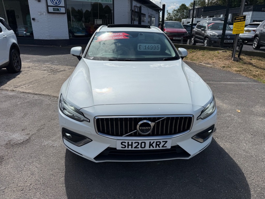 Volvo V60 2.0 D4 190 Inscription Plus White #2