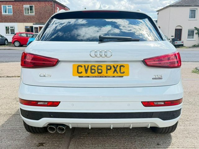 Audi Q3 2.0 Tdi S Line Plus S Tronic Quattro Euro 6 S S White #4