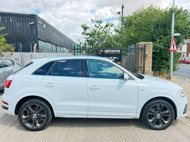 Audi Q3 2.0 Tdi S Line Plus S Tronic Quattro Euro 6 S S White #2