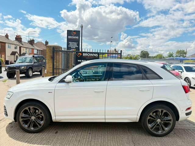 Audi Q3 2.0 Tdi S Line Plus S Tronic Quattro Euro 6 S S White #6