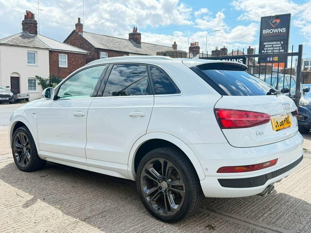 Audi Q3 2.0 Tdi S Line Plus S Tronic Quattro Euro 6 S S White #5