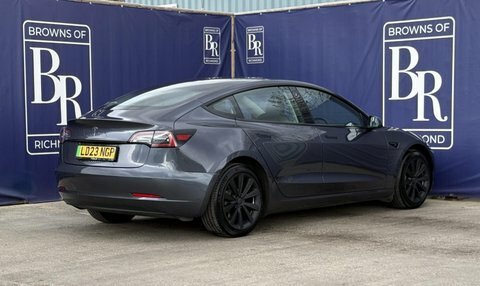 Tesla Model 3 Saloon 4dr Electric LD23NGP Grey #4