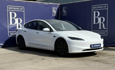 Tesla Model 3 Saloon 4dr Electric LJ74BAW White