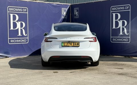 Tesla Model 3 Saloon 4dr Electric LJ74BAW White #5