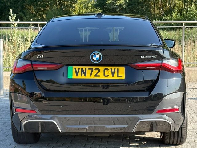 BMW i4 83.9Kwh M Sport Gran VN72CVL Black #5
