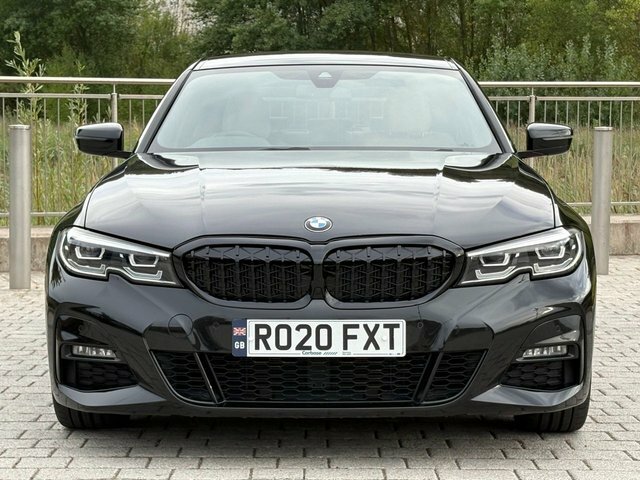 BMW 3 Series 330D M Sport Saloon Black #4