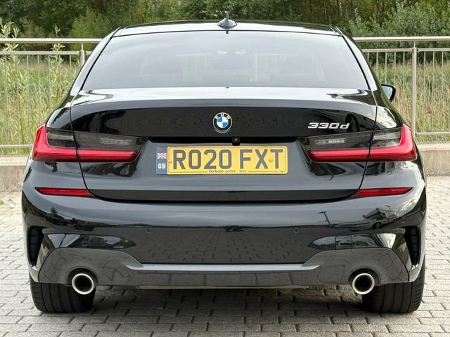 BMW 3 Series 330D M Sport Saloon Black #5
