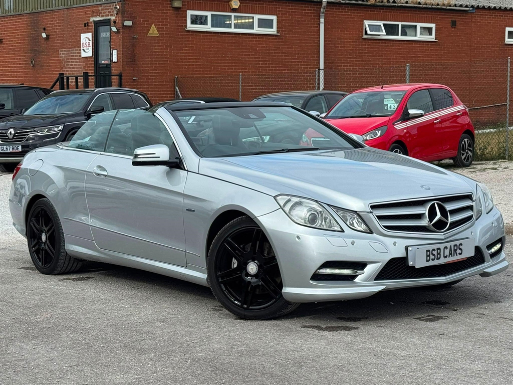 Mercedes-Benz E Class 2.1 Cdi Blueefficiency Sport Cabriolet G-tronic E KP12HGN Silver #5