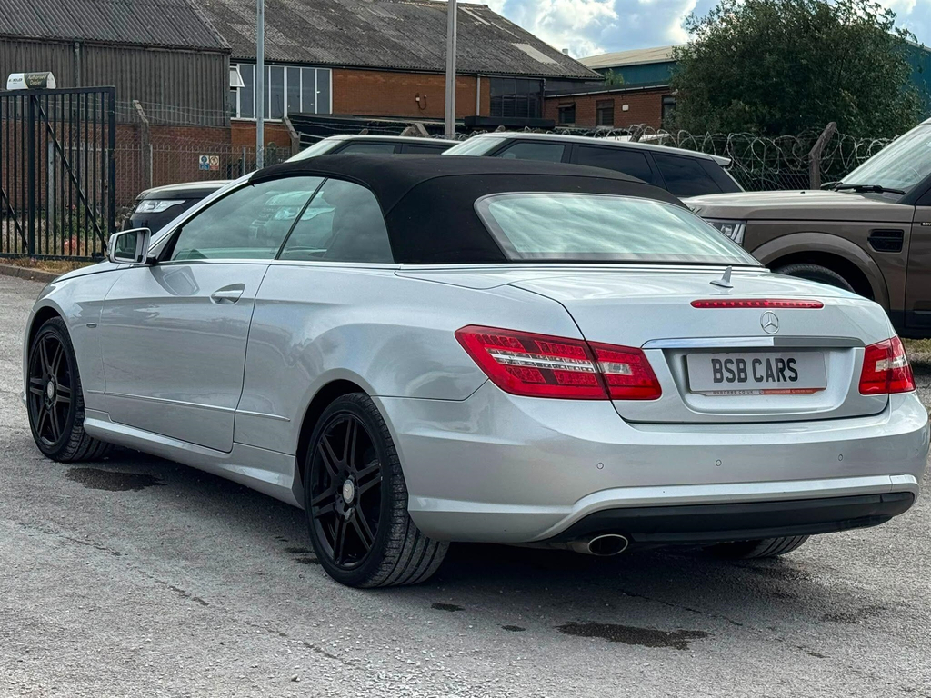 Mercedes-Benz E Class 2.1 Cdi Blueefficiency Sport Cabriolet G-tronic E KP12HGN Silver #4