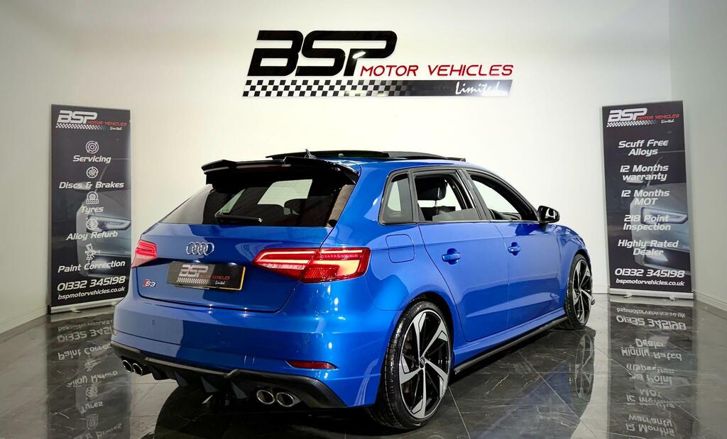 Audi S3 Audi S3 2019 69 Reg 2.0 Tfsi Black Edition Sport Blue #4