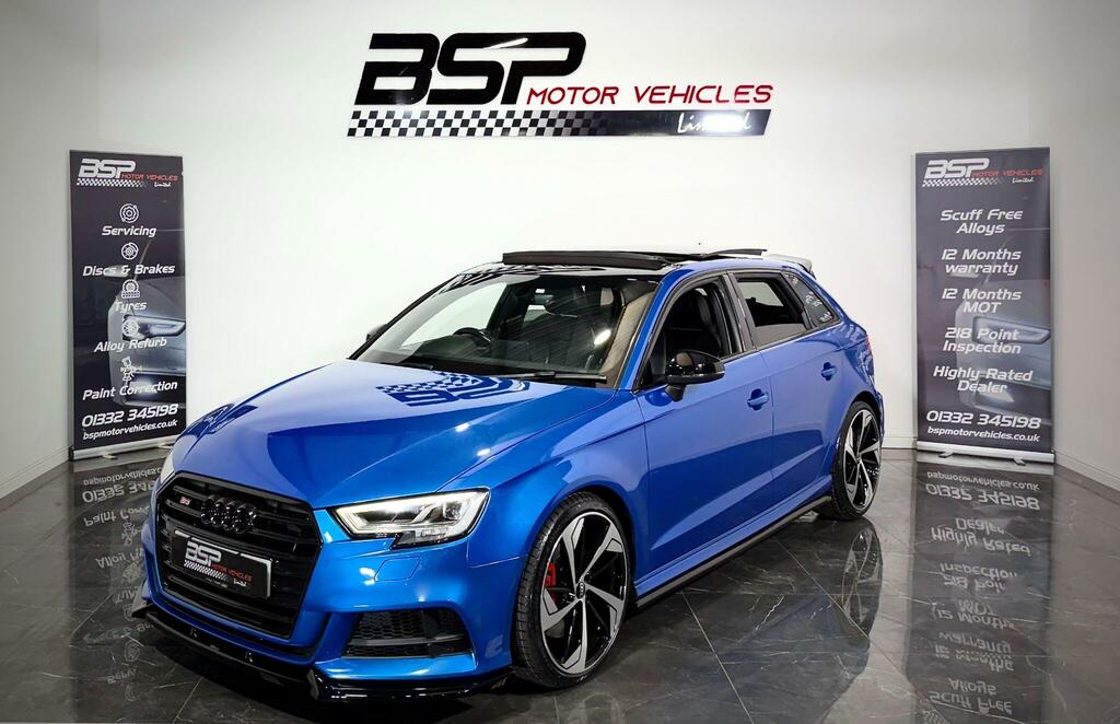 Audi S3 Audi S3 2019 69 Reg 2.0 Tfsi Black Edition Sport Blue #2