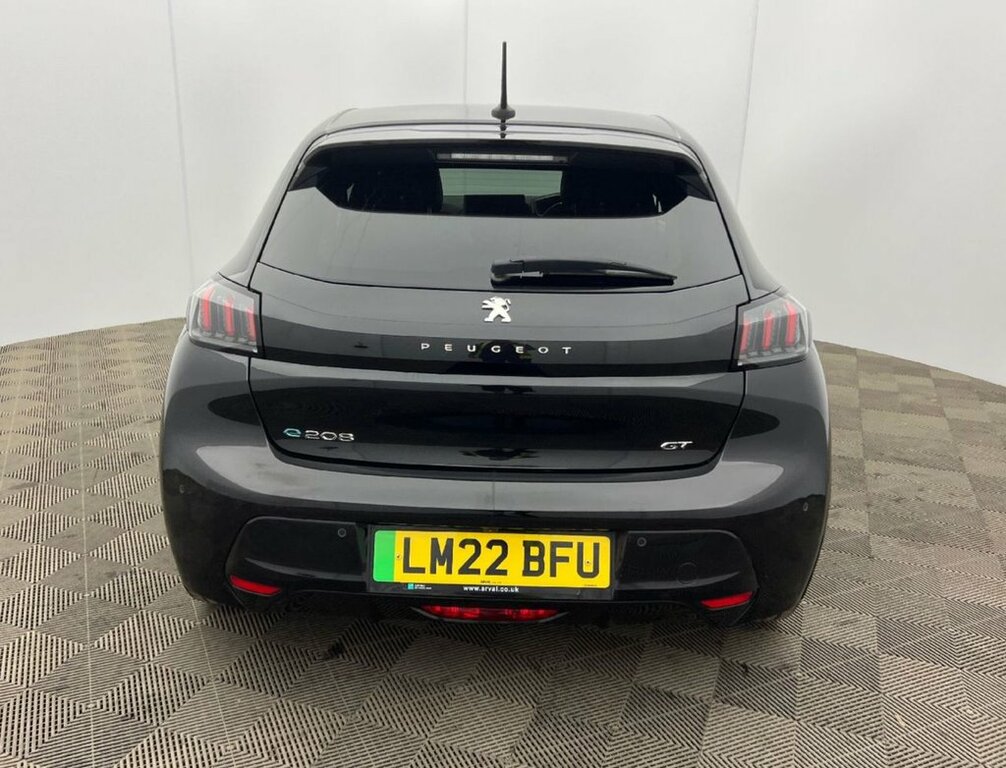 Peugeot e-208 Hatchback Black #5