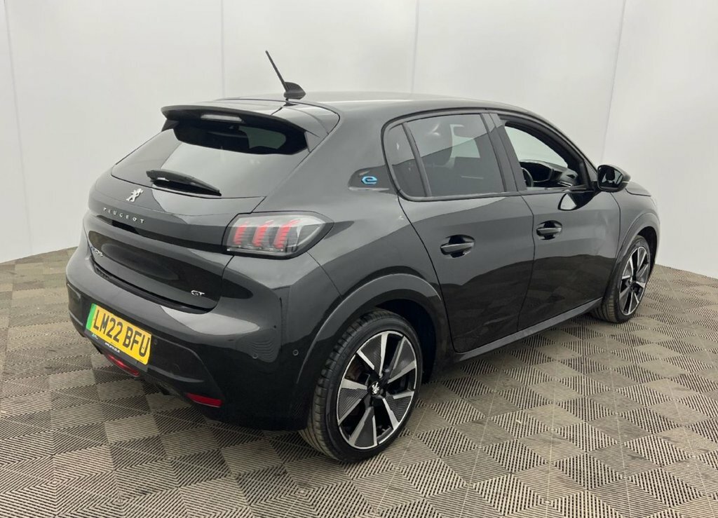 Peugeot e-208 Hatchback Black #3