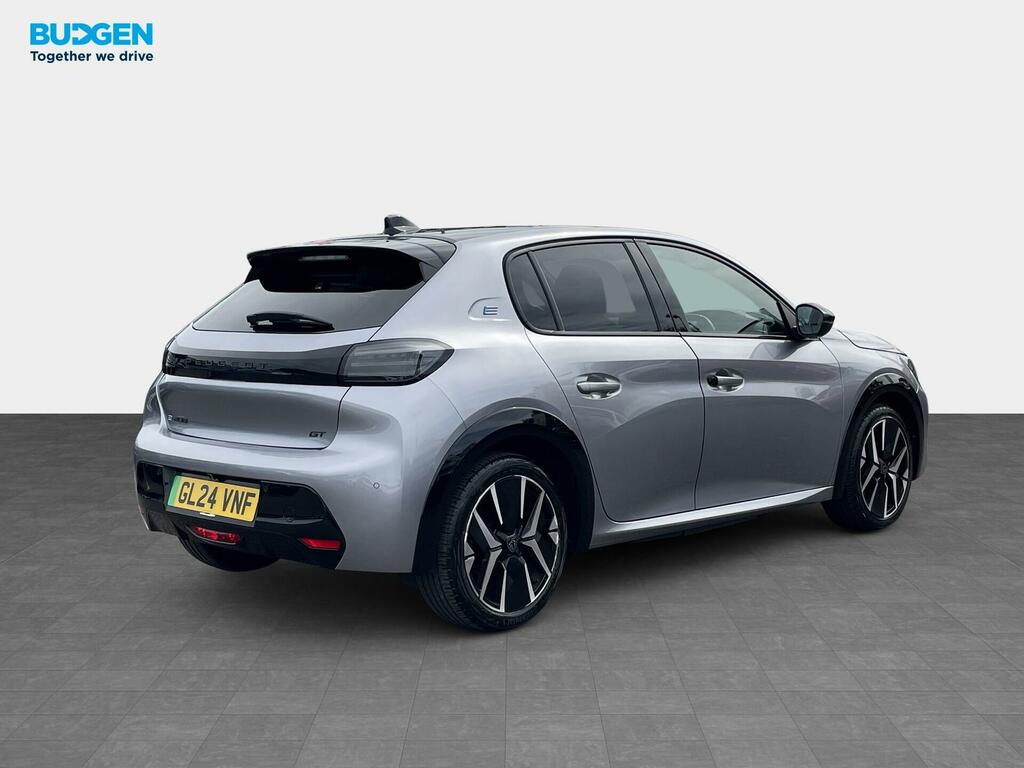 Peugeot e-208 51Kwh Gt 7.4Kw Charger GL24VNF Grey #6