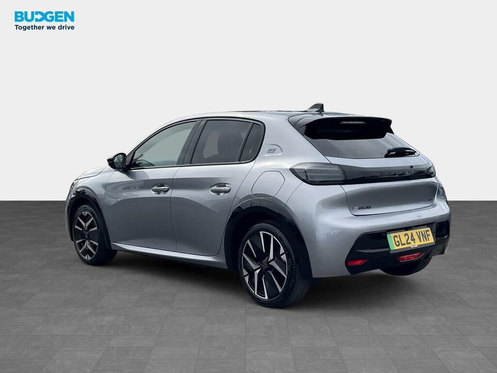Peugeot e-208 51Kwh Gt 7.4Kw Charger GL24VNF Grey #4