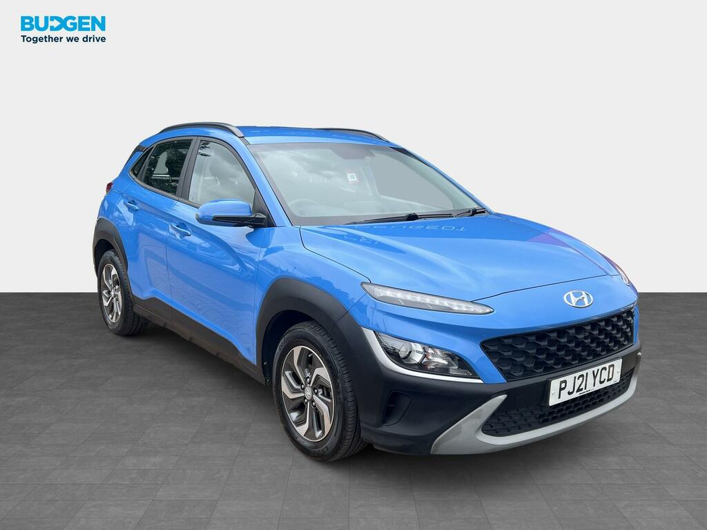 Hyundai Kona 1.6 H-gdi Se Connect Dct Euro 6 Ss PJ21YCD Blue