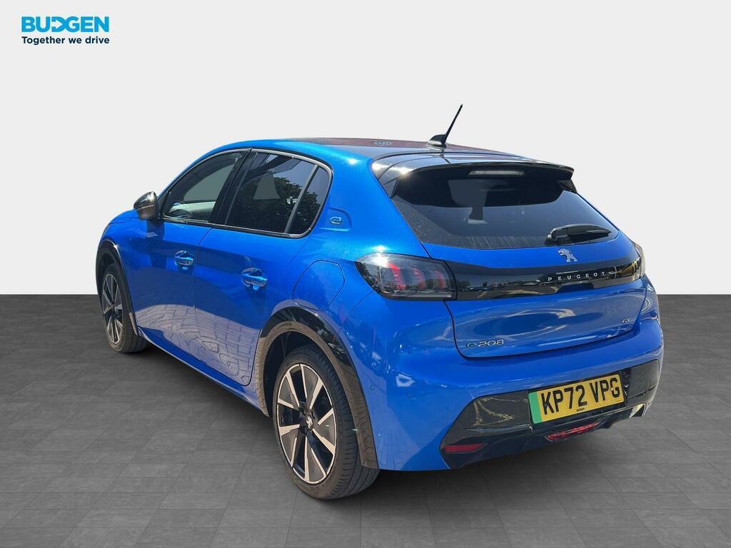 Peugeot e-208 50Kwh Gt Premium 7Kw Charger KP72VPG Blue #4